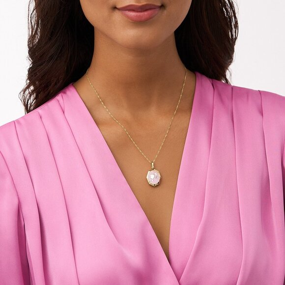 Barbie x Fossil Limited Edition Gold-Tone Stainless Steel Chain Necklace - Picture 7 of 7